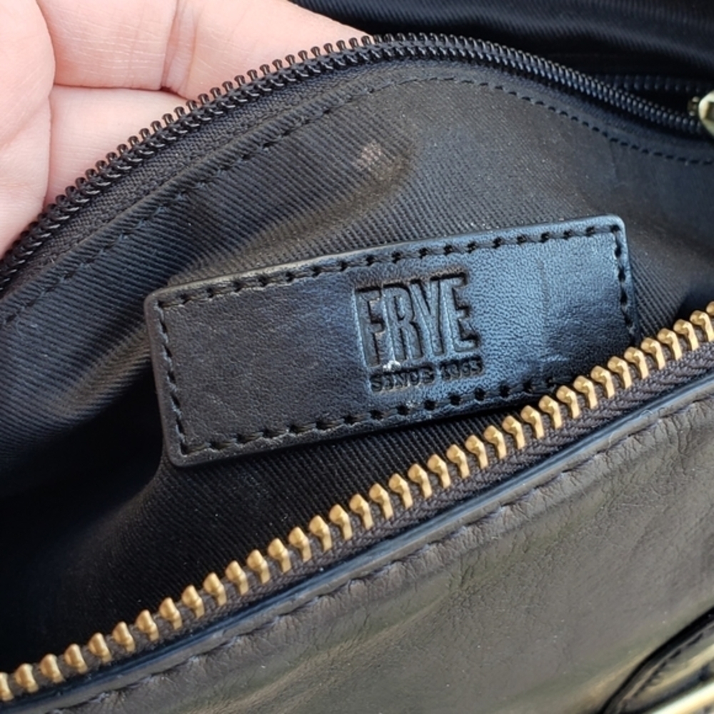 Frye Black Leather Cross Body Bag - Picture 9 of 16